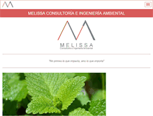Tablet Screenshot of melissaconsultoria.com
